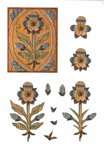 Shabby Tapestry Set 4 - 5 x A4 Pages to Download