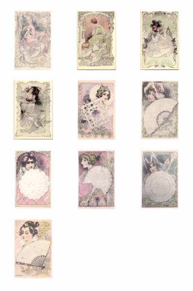Art Nouveau Ladies ALL 10 SETS - 210 Pages to Download