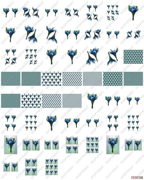 Bejewelled Crocus Set 02 - 52 Pages to Download