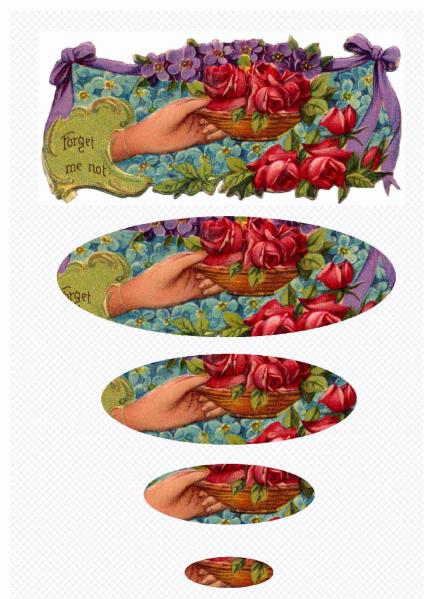 25 Sheets of Gorgeous Oval Botanical Stackers Download