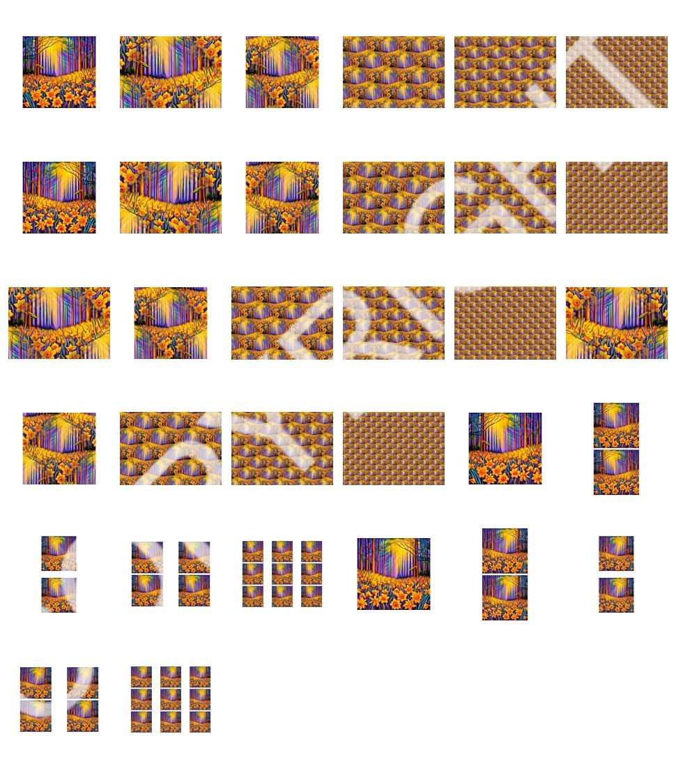 Daffodil Scenes Set 05 - 32 Stunning Pages in 6 sizes to download