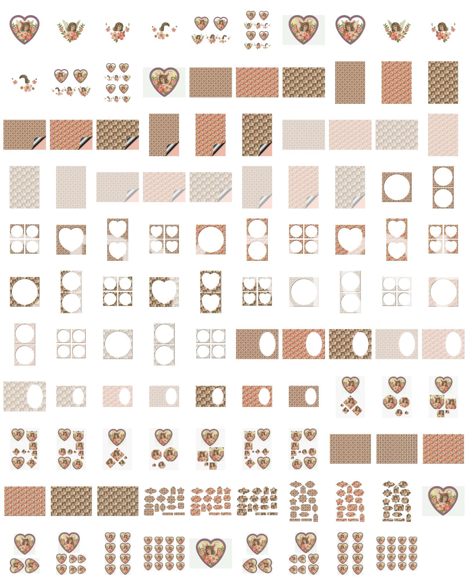 Elegant Hearts Set 02 - 109 pages to DOWNLOAD