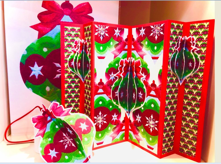 Christmas Fabric Effect Baubles Set 02- 74 Pages to Download