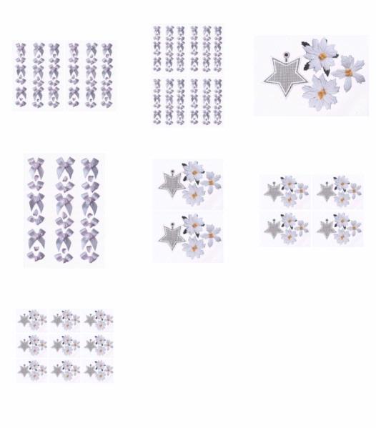 Bauble 03 with White Poinsettia - 7 x A4 Pages to DOWNLOAD