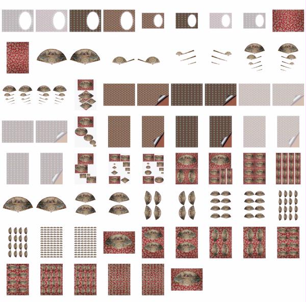 Fans - Set 26. 69 Pages to DOWNLOAD