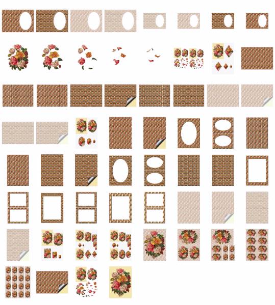 Fountain of Flowers 2 - Set 04. 60 Pages to DOWNLOAD
