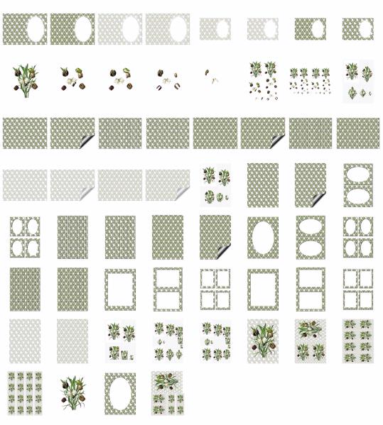 Fountain of Flowers 2 - Set 24. 60 Pages to DOWNLOAD