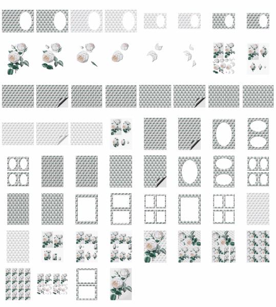 Fountain of Flowers 2 - Set 26. 60 Pages to DOWNLOAD
