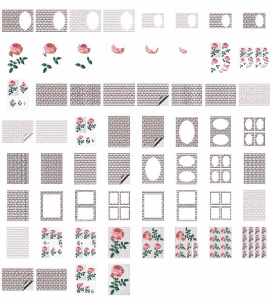 Fountain of Flowers 2 - Set 27. 60 Pages to DOWNLOAD