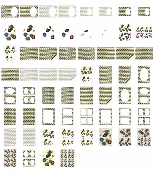Fountain of Flowers 2 - Set 29. 60 Pages to DOWNLOAD