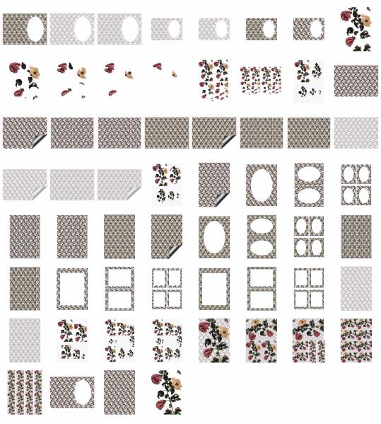 Fountain of Flowers 2 - Set 30. 60 Pages to DOWNLOAD