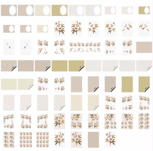 Fountain of Flowers - Set 25. 70 Pages to DOWNLOAD