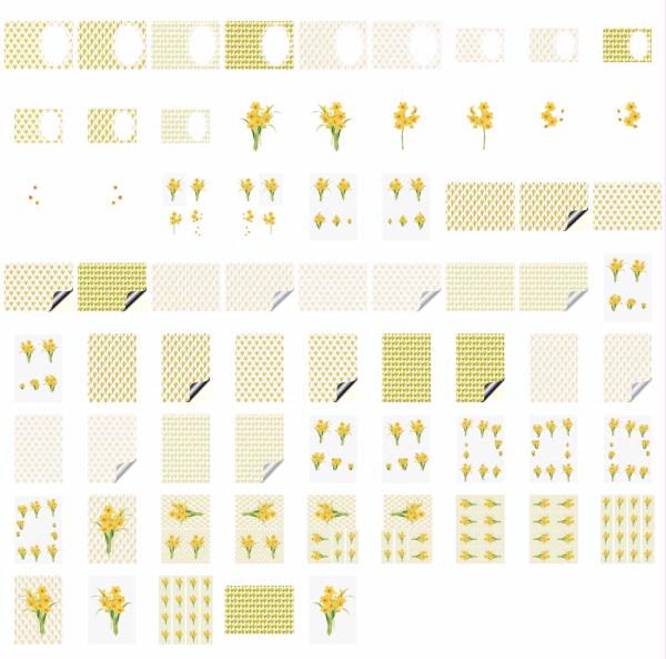 Fountain of Flowers - Set 28. 68 Pages to DOWNLOAD