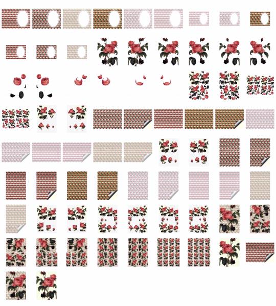 Fountain of Flowers - Set 29. 74 Pages to DOWNLOAD