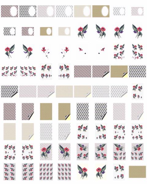 Fountain of Flowers Set 01 - 72 Pages to DOWNLOAD