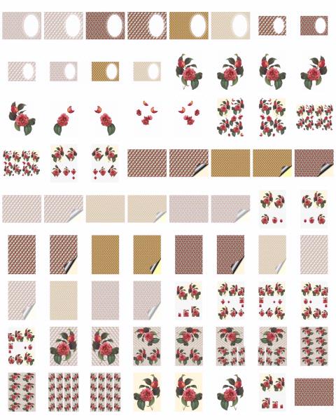 Fountain of Flowers Set 02 - 72 Pages to DOWNLOAD