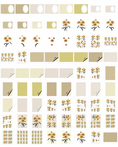 Fountain of Flowers Set 04 - 72 Pages to DOWNLOAD