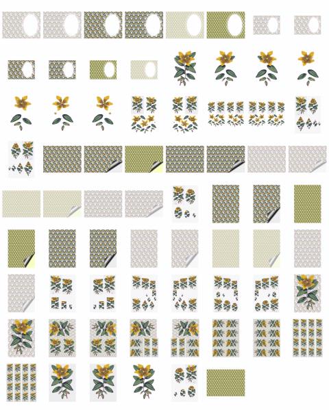 Fountain of Flowers Set 05 - 72 Pages to DOWNLOAD