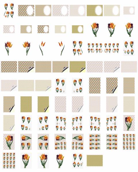 Fountain of Flowers Set 07 - 70 Pages to DOWNLOAD