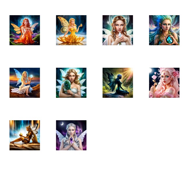 Gemstone Fairy Collection - ALL 10 SETS 320 Pages to Download