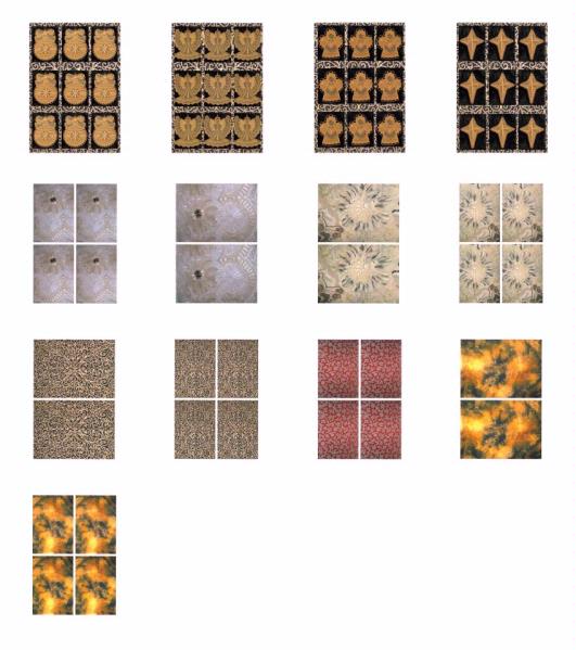 Christmas Gold Lace Set - 13 x A4 Pages to DOWNLOAD