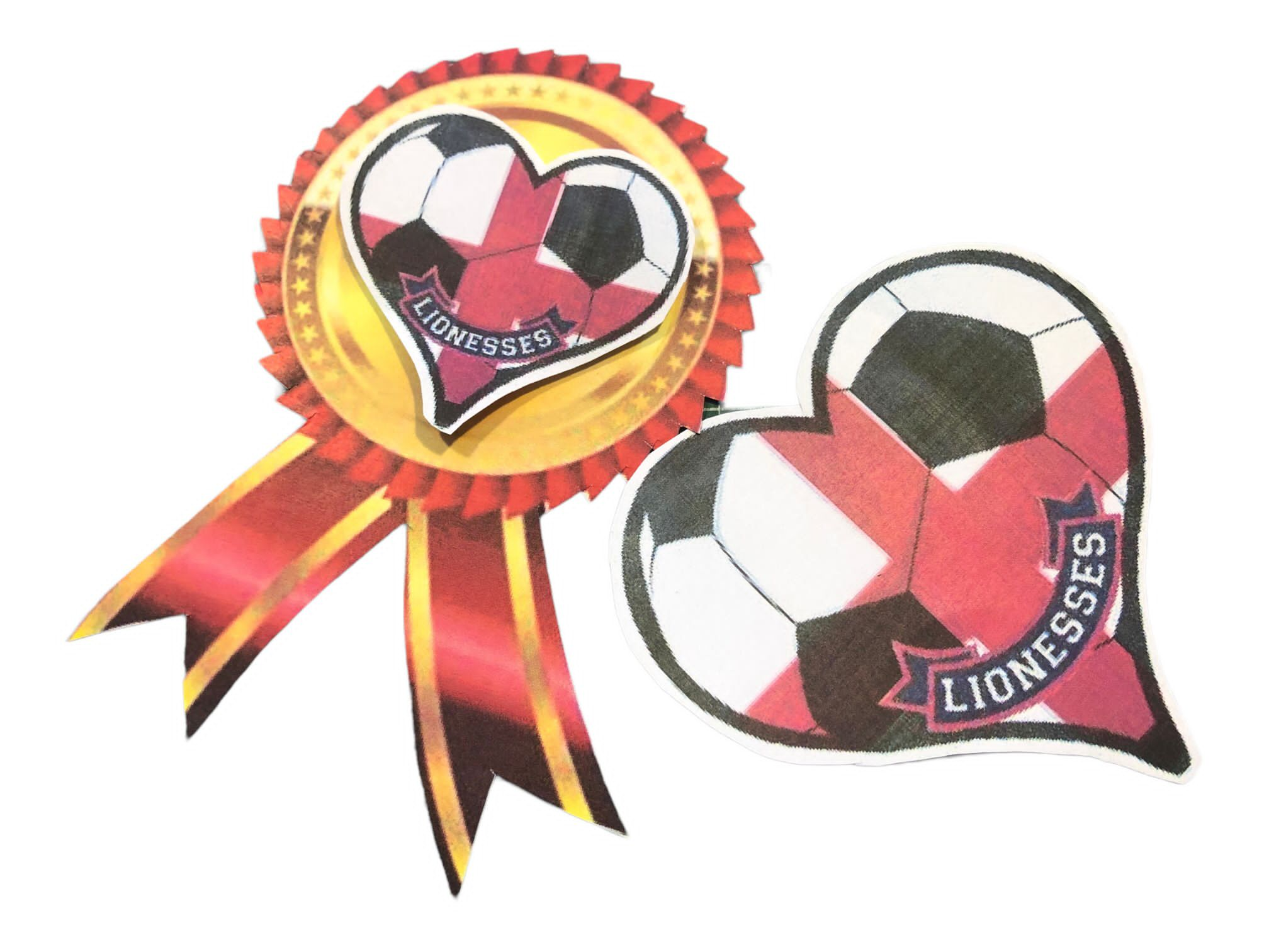 01. England Lionesses Rosette Project 