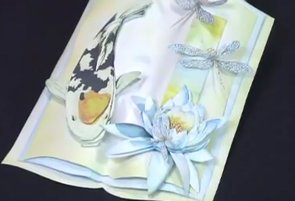 Koi Carp Book Layering Template Project - 6 Sizes - 30 Pages to Download