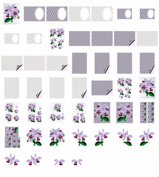 Opulent Orchids 02 - 40 x A4 Pages