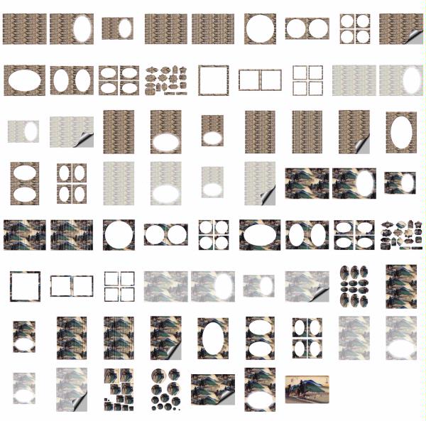 Oriental Landscapes - Set 01. 70 Pages to DOWNLOAD