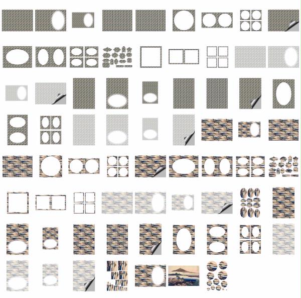Oriental Landscapes - Set 05. 70 Pages to DOWNLOAD