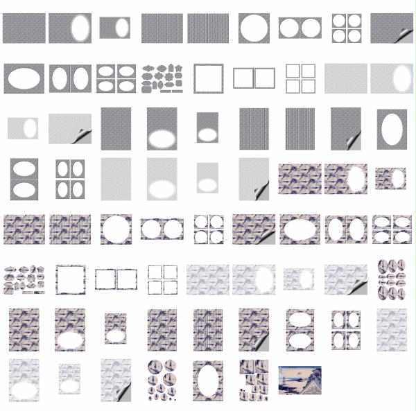 Oriental Landscapes - Set 06. 70 Pages to DOWNLOAD