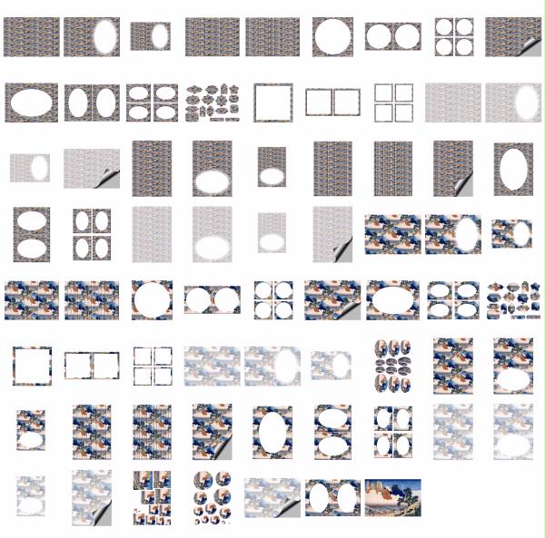 Oriental Landscapes - Set 07. 70 Pages to DOWNLOAD