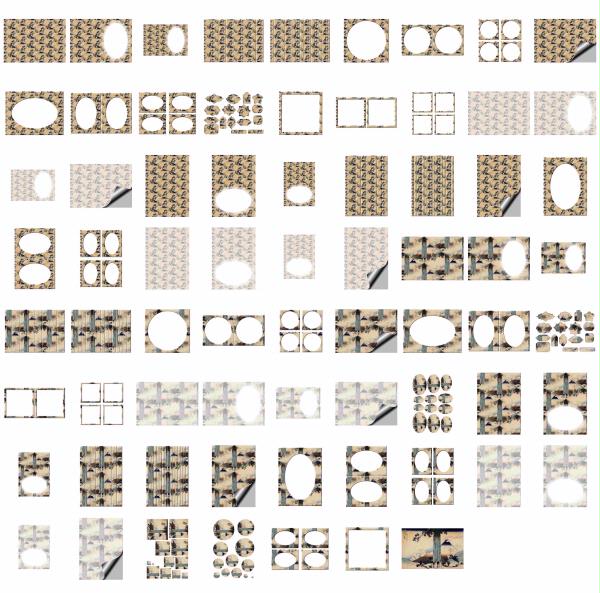 Oriental Landscapes - Set 09. 70 Pages to DOWNLOAD