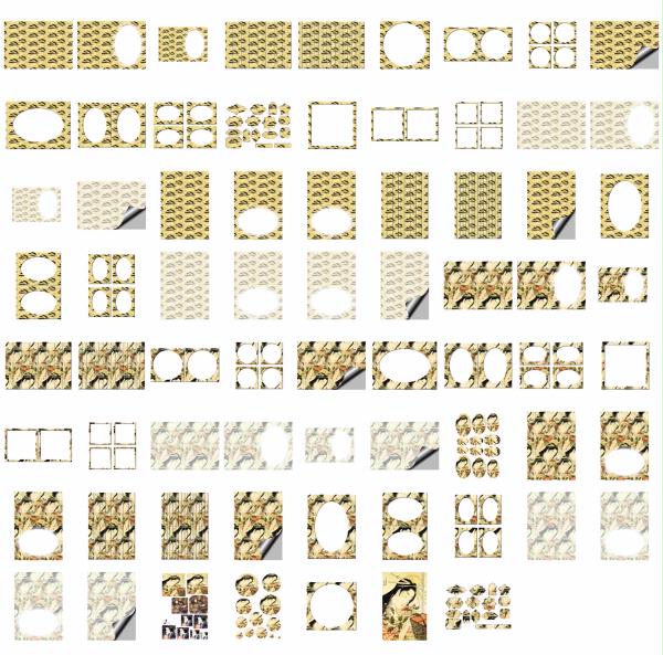 Oriental People - Set 09. 70 Pages to DOWNLOAD
