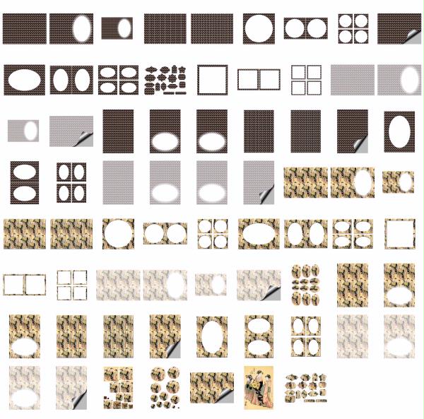 Oriental People - Set 10. 70 Pages to DOWNLOAD