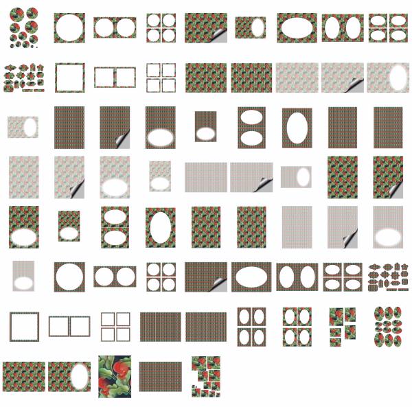 Painted Lilies Set 01 - 68 x A4 Pages to Download