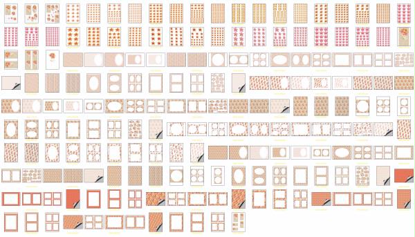 Pinks & Golds Set 1 - 192 Pages Download