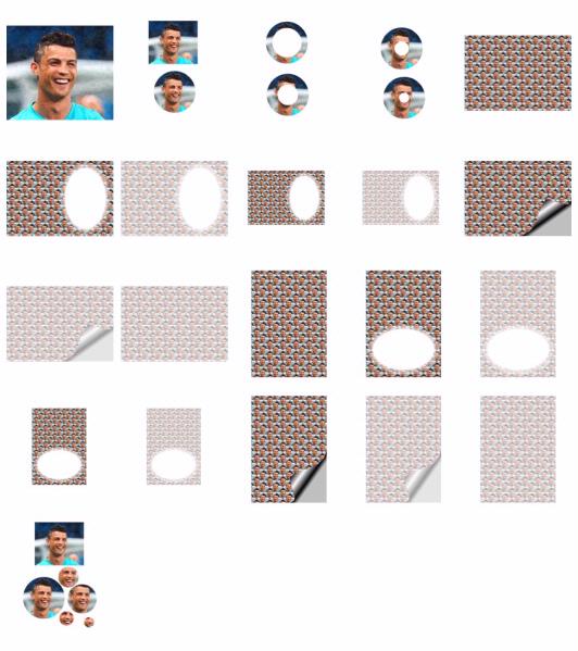 Cristiano Ronaldo Oil Painted Effect Download - 21 Pages