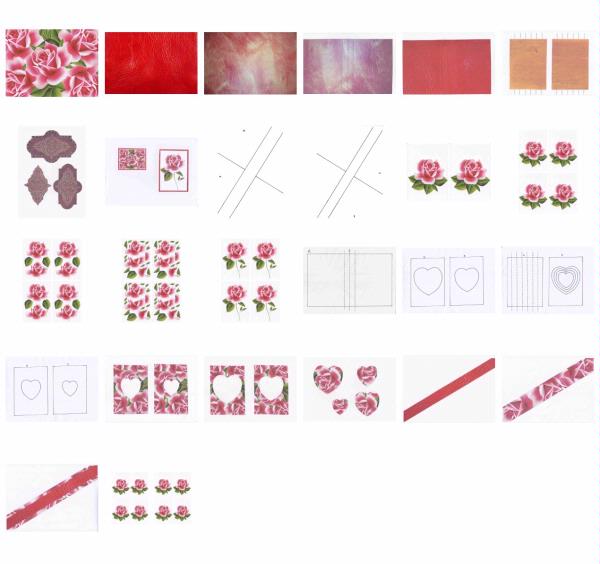 Concertina Book Card Rose Project - <b>Large - 26 x A4 Sheets