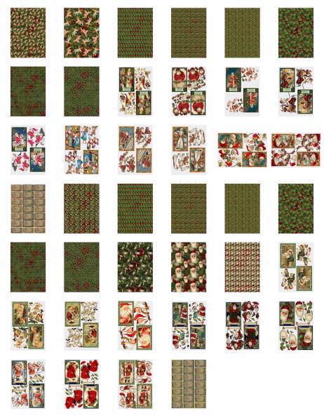 Bumper Santa Sets 1 & 2 - 40 Sheets to DOWNLOAD