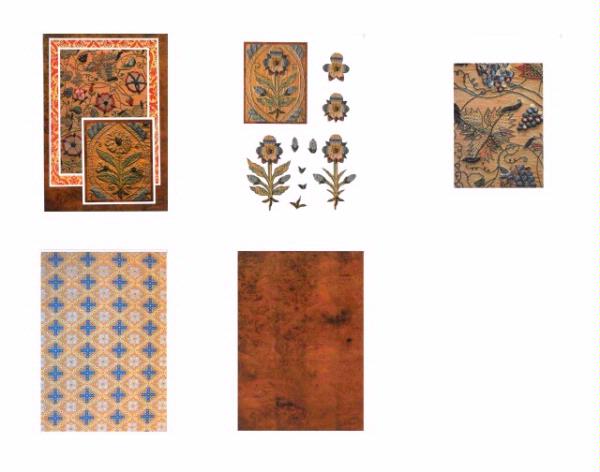 Shabby Tapestry Set 4 - 5 x A4 Pages to Download