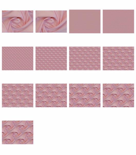 Silk Background Baby Pink Set - 13 Sensational Pages