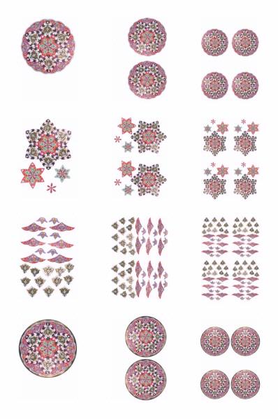 Spanish Plates Decoupage Set 3 - 12 x A4 sheets to DOWNLOAD