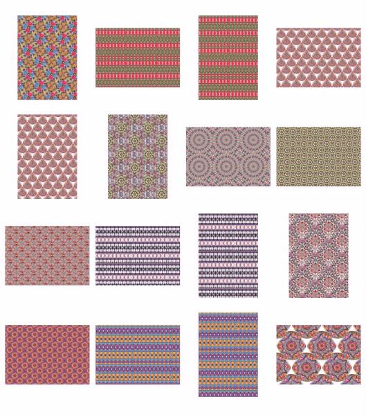Spanish Plates Background Papers - 16 A4 papers to DOWNLOAD