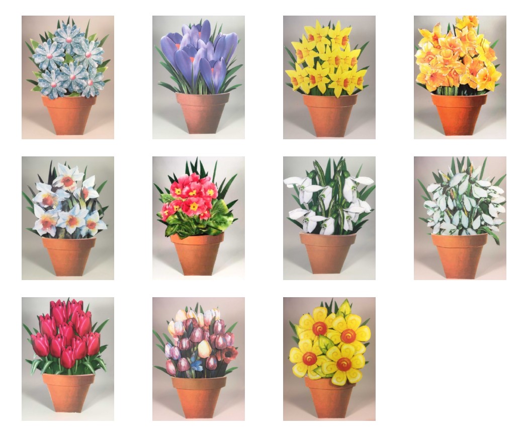 Spring Flowers Range ALL 11 Sets - 275 Pages to Download