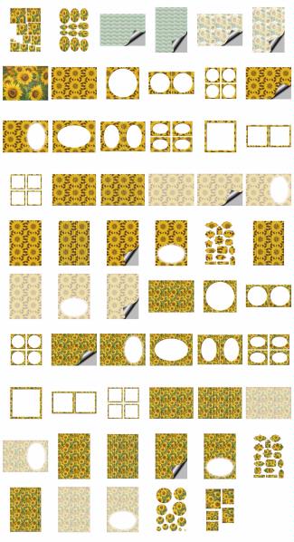 Sensational Sunflowers 02 Download - 59 x A4 Pages