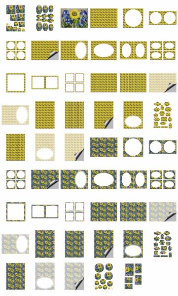 Sensational Sunflowers 03 Download - 53 x A4 Pages