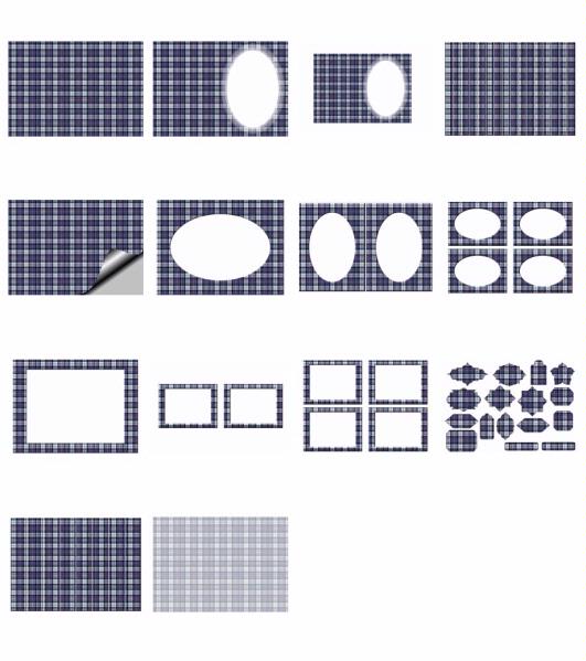 Tartan Set 14. 14 Pages to DOWNLOAD
