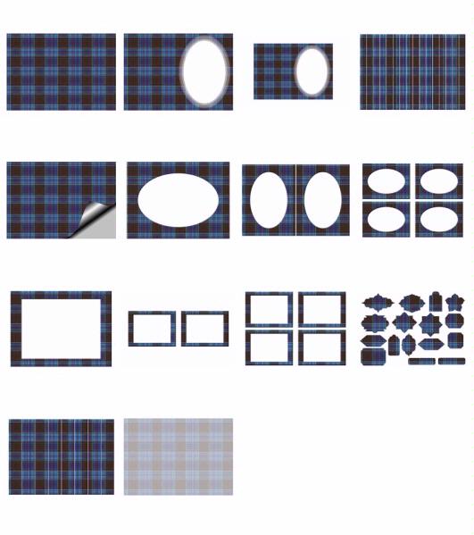 .Tartan Set 41. 14 Pages to DOWNLOAD