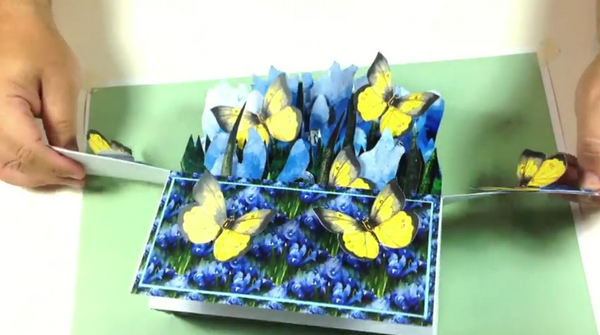 Oblong Folding Box Card Iris Project - 6 Sizes